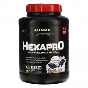 ALLMAX, Hexapro, высокобелковое обезжиренное питание, вкус печенья со сливками. 2,27 кг (5 фунтов) - описание