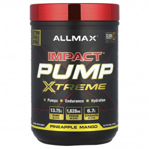 ALLMAX, Impact ™ Pump Xtreme, ананас и манго, 465 г (1,02 фунта) в Москве - eco-herb.ru | фото