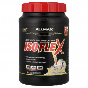 ALLMAX, ISOFLEX®, чистый изолят сывороточного протеина, праздничный торт с посыпкой, 907 г (2 фунта) (Товар снят с продажи) в Москве - eco-herb.ru | фото
