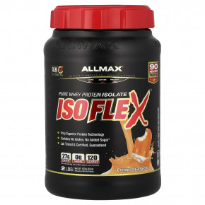 ALLMAX, ISOFLEX®, чистый изолят сывороточного протеина, со вкусом апельсина, 907 г (2 фунта) (Товар снят с продажи) в Москве - eco-herb.ru | фото