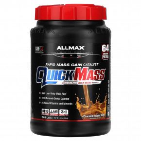 ALLMAX, QuickMass, катализатор быстрого набора массы, шоколад и арахисовая паста, 1,59 кг (3,5 фунта) - описание