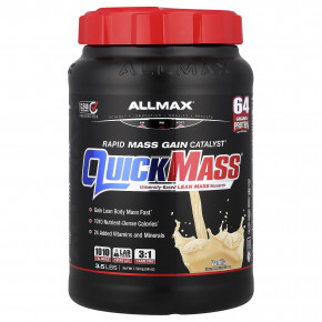 ALLMAX, QuickMass®, катализатор для быстрого набора массы, ваниль, 1,59 кг (3,5 фунта) в Москве - eco-herb.ru | фото