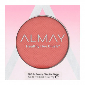 Almay, Healthy Hue Blush, румяна, оттенок 200, персиковый, 5 г (0,17 унции) - описание