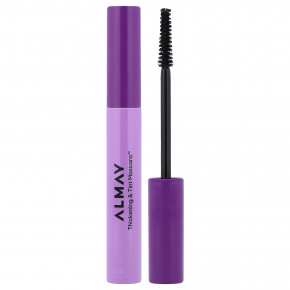 Almay, Thickened & Tint Mascara™, тушь для ресниц, оттенок 402 черный, 8,3 мл (0,28 жидк. унции) - описание | фото