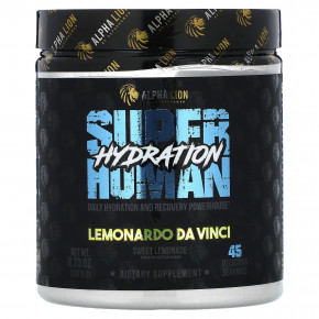 ALPHA LION, SuperHuman Hydration, Lemonardo Da Vinci, сладкий лимонад, 247,5 г (8,73 унции) в Москве - eco-herb.ru | фото