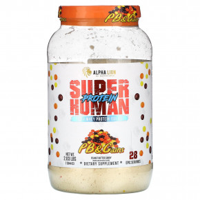 ALPHA LION, SuperHuman Protein, PB & Gains, конфеты с арахисовой пастой, 1044 г (2,03 фунта) в Москве - eco-herb.ru | фото