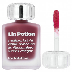 alternativestereo, Lip Potion Aqua Glow, малиновое мыло № 5, 9 мл (0,3 жидк. унции) - описание