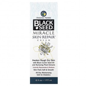 Amazing Herbs, Black Seed, чудо-крем для восстановления кожи, 177 мл (6 жидк. Унций) в Москве - eco-herb.ru | фото