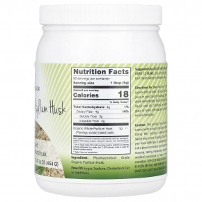 Amazing India, Органическая цельная шелуха семян подорожника, 454 г (16 унций) в Москве - eco-herb.ru | фото