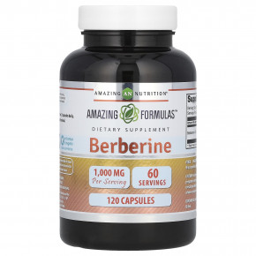 Amazing Nutrition, берберин, 120 капсул (500 мг в 1 капсуле) в Москве - eco-herb.ru | изображение Amazing Nutrition, берберин, 120 капсул (500 мг в 1 капсуле) в Москве - eco-herb.ru | фото