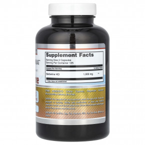 Amazing Nutrition, берберин, 250 капсул (500 мг в 1 капсуле) в Москве - eco-herb.ru | фото