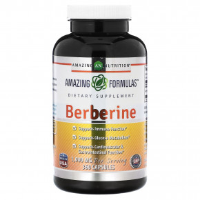Amazing Nutrition, берберин, 360 капсул (500 мг в 1 капсуле) в Москве - eco-herb.ru | фото