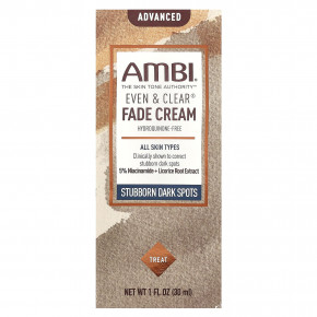 AMBI, Even & Clear®, улучшенный крем для обесцвечивания, 30 мл (1 жидк. Унция) в Москве - eco-herb.ru | фото