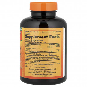 American Health, Ester-C® с цитрусовыми биофлавоноидами, 240 капсул в Москве - eco-herb.ru | фото