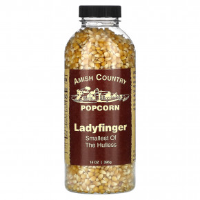 Amish Country Popcorn, Ladyfinger, 396 г (14 унций) в Москве - eco-herb.ru | фото