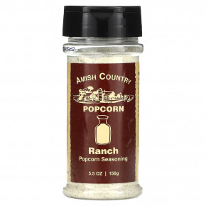 Amish Country Popcorn, Попкорн, Ranch, 156 г (5,5 унции) - описание