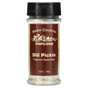 Amish Country Popcorn, Приправа для попкорна, укроп, 142 г (5 унций) - описание