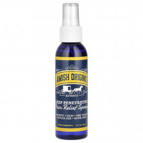Amish Origins, спрей для глубокого обезболивания, 99,22 г (3,5 жидк. унции) - описание | фото