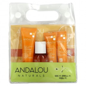 Andalou Naturals, Набор для очищения волос, набор из 4 предметов в Москве - eco-herb.ru | фото