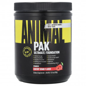 Animal Pak Powder, тональная основа для тренировок, вишня, 429 г (15,1 унции) - описание | фото