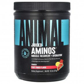 Animal, Juiced Aminos в порошке, фруктовый пунш, 375 г (13,2 унции) - описание