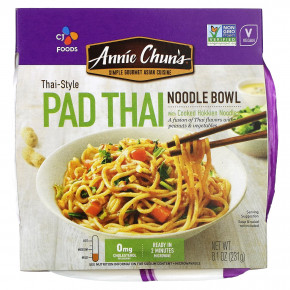 Annie Chun's, Noodle Bowl, тайская лапша, мягкая, 231 г (8,1 унции) - описание