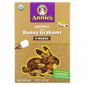 Annie's Homegrown, Bunny Grahams, S'Mores, 213 г (7,5 унции) - описание | фото