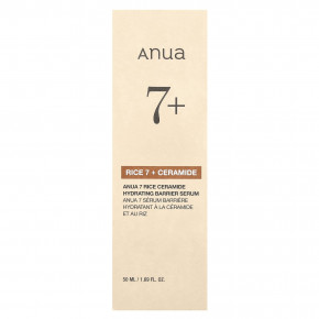 Anua, 7 увлажняющая барьерная сыворотка с рисовыми керамидами, 50 мл (1,69 жидк. Унции) в Москве - eco-herb.ru | фото