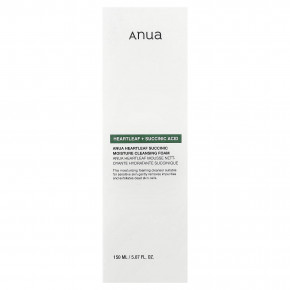 Anua, Heartleaf, янтарная увлажняющая пенка для умывания, 150 мл (5,07 жидк. унции) в Москве - eco-herb.ru | фото