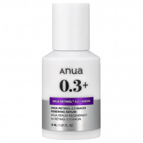 Anua, Retinol ™ 0,3% + обновляющая сыворотка с ниацином, 30 мл (1,01 жидк. Унции) - описание | фото