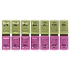 Apex, Detach N' Go™, органайзер для таблеток с учетом приема 2 раза в день, размер XL, 1 шт. в Москве - eco-herb.ru | изображение Apex, Detach N' Go™, органайзер для таблеток с учетом приема 2 раза в день, размер XL, 1 шт. в Москве - eco-herb.ru | фото