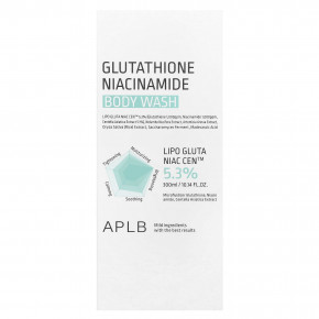 APLB, Glutathione Niacinamide, Body Wash, 10.14 fl oz (300 ml) в Москве - eco-herb.ru | фото