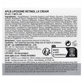 APLB, Liposome Retinol LX Cream, 55 мл (1,86 жидк. Унции) в Москве - eco-herb.ru | изображение APLB, Liposome Retinol LX Cream, 55 мл (1,86 жидк. Унции) в Москве - eco-herb.ru | фото