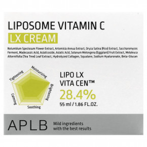 APLB, Liposome Vitamin C LX Cream, 55 мл (1,86 жидк. Унции) в Москве - eco-herb.ru | изображение APLB, Liposome Vitamin C LX Cream, 55 мл (1,86 жидк. Унции) в Москве - eco-herb.ru | фото