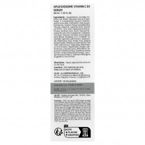 APLB, Сыворотка с витамином C EX от Exosome, 40 мл (1,35 жидк. Унции) в Москве - eco-herb.ru | фото