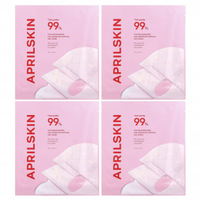 April Skin, гелевая маска для лица с никотинамид коллагеном и 99 капсулами, 4 шт. по 30 г (1,05 унции) - описание | фото