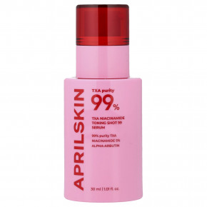 April Skin, сыворотка с тонизирующим эффектом и никотинамидом с ТКА, 99%, 30 мл (1,01 жидк. унции) - описание | фото