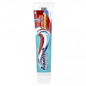 Aquafresh, Зубная паста с фтором Triple Protection®, защита кариеса, холодная мята, 158,8 г (5,6 унции) - описание | фото