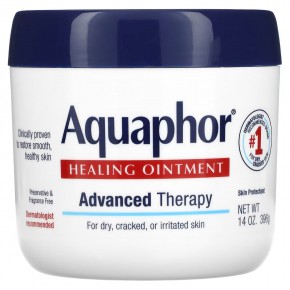 Aquaphor, целебная мазь, защитное средство для кожи, 396 г (14 унций) - описание
