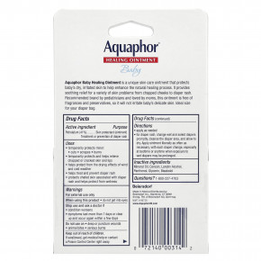 Aquaphor, Лечебная мазь для детей, без отдушек, 2 тюбика по 10 г (0,35 унции) в Москве - eco-herb.ru | фото