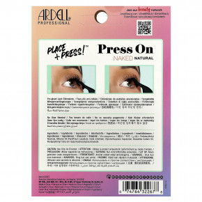 Ardell, Press On, Pre-Glued Underlash Extensions, Naked Natural, 30 предварительно приклеенных кластеров и аппликатор в Москве - eco-herb.ru | фото