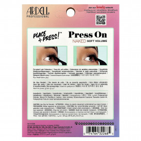 Ardell, Press On, предварительно приклеенные нижние ресницы, мягкий объем без слоя, 30 предварительно приклеенных кластеров и аппликатор в Москве - eco-herb.ru | фото