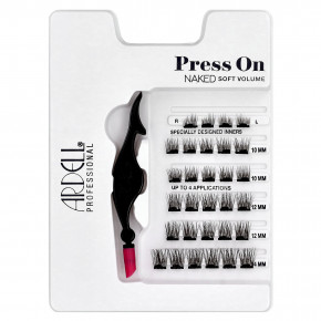 Ardell, Press On, предварительно приклеенные нижние ресницы, мягкий объем без слоя, 30 предварительно приклеенных кластеров и аппликатор в Москве - eco-herb.ru | фото