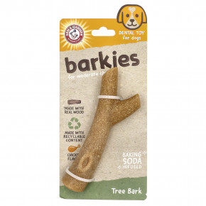 Arm & Hammer, Barkies for Moderate Chewers, стоматологическая игрушка для собак, кора дерева, курица, 1 игрушка в Москве - eco-herb.ru | фото