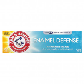 Arm & Hammer, Enamel Defense, зубная паста с фтором, свежая мята, 121 г (4,3 унции) (Товар снят с продажи) в Москве - eco-herb.ru | фото