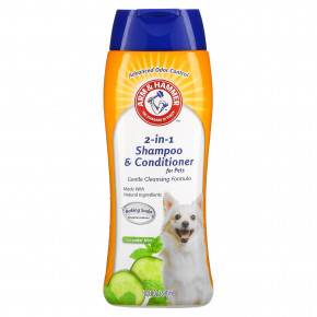 Arm & Hammer, Шампунь и кондиционер 2-в-1 для домашних животных, с огурцом и мятой, 591 мл (20 жидк. унц.) (Товар снят с продажи) в Москве - eco-herb.ru | фото