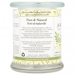 Aroma Naturals, Soy VegePure®, соевая свеча среднего размера, пачули и ладан, 260 г (8,8 унции) в Москве - eco-herb.ru | фото