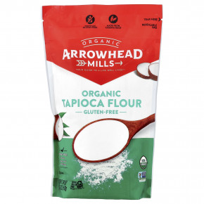 Arrowhead Mills, органическая мука из тапиоки, без глютена, 510 г (18 унций) - описание