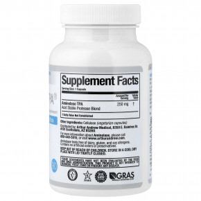 Arthur Andrew Medical, аминолаза TPA®, 90 капсул (250 мг в 1 капсуле) в Москве - eco-herb.ru | изображение Arthur Andrew Medical, аминолаза TPA®, 90 капсул (250 мг в 1 капсуле) в Москве - eco-herb.ru | фото