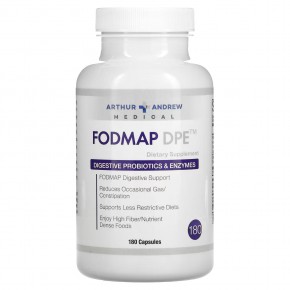 Arthur Andrew Medical, FODMAP DPE`` 180 капсул - описание